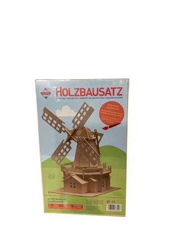 Holzbausatz windmühle - holzbausatz, 3d