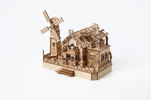 Holzpuzzle tierhaus - 3d,