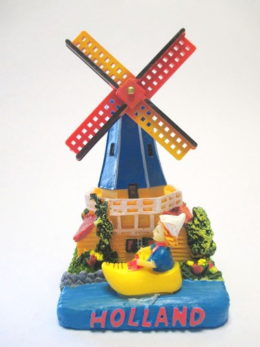 Windmühle poly modell - windmühle, bunt