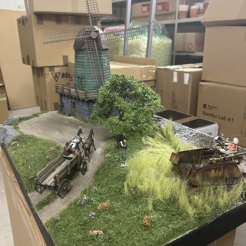 Diorama windmühle - windmühle,