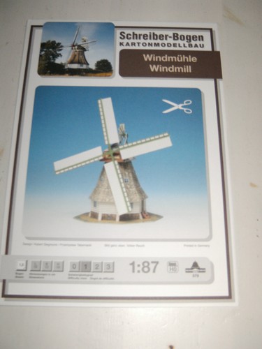 Kartonmodell windmühle 87 - kartonmodell, windmühle,