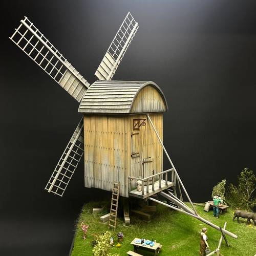 Windmühle mit flügeln - windmühle,