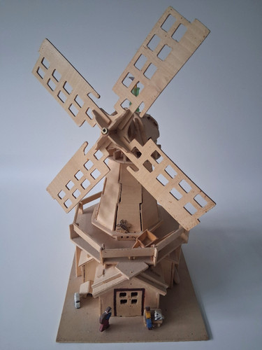 Alte holz windmühle miniatur - holz,