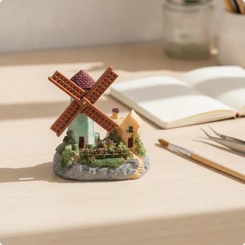 Miniatur-Windmühle