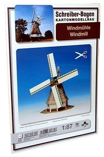Kartonmodellbau windmühle - +,